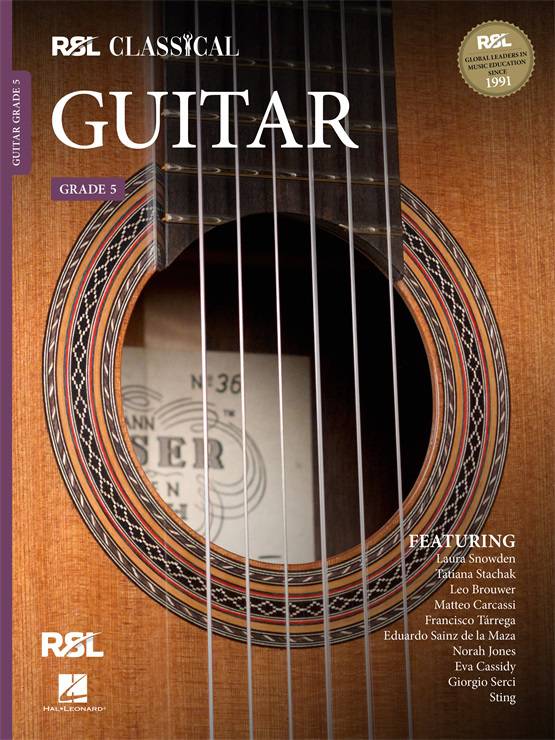 Classical Guitar Grade Five Book Cover