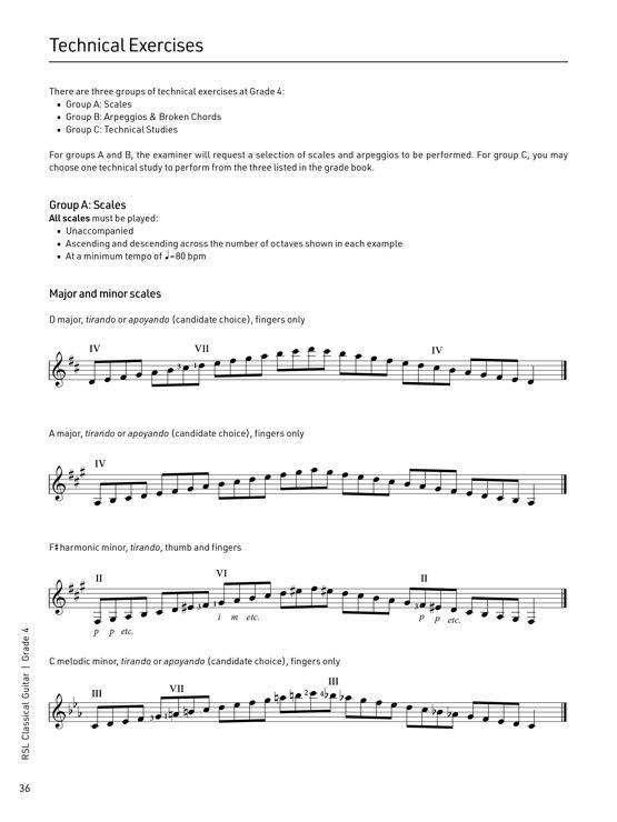 Classical Guitar Grade 4 Sample # 3