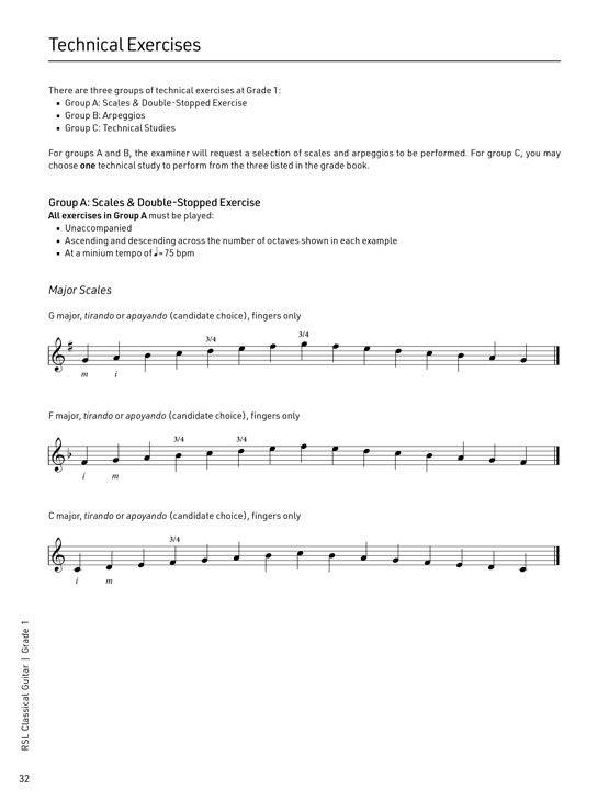 Classical Guitar Grade 1 Sample # 3
