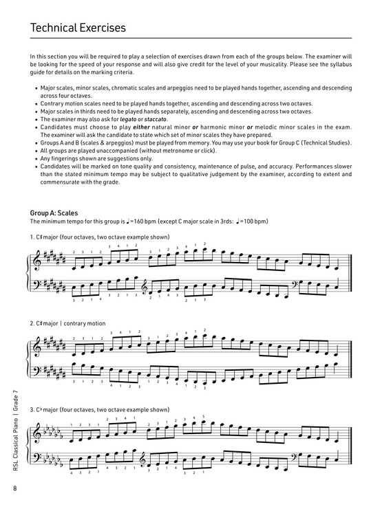 Classical Piano Grade 7 Sample # 1