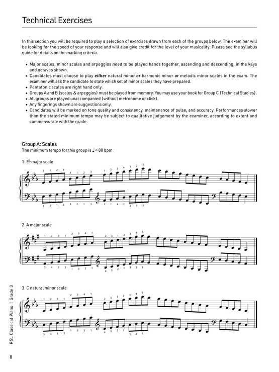 Classical Piano Grade 3 Sample # 1