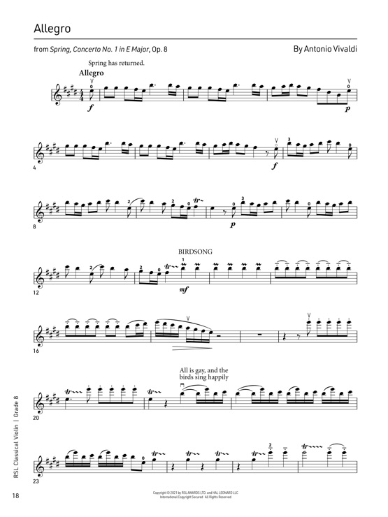 Classical Violin Grade 8 Sample # 2