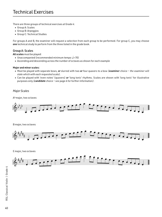 Classical Violin Grade 4 Sample # 3