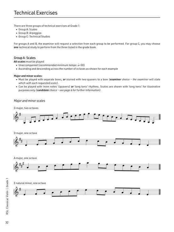 Classical Violin Grade 1 Sample # 3