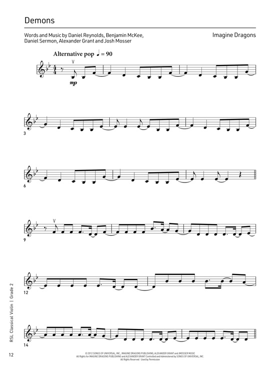 Classical Violin Grade 2 Sample # 2