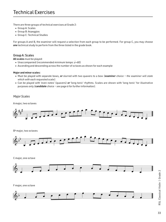 Classical Violin Grade 2 Sample # 3
