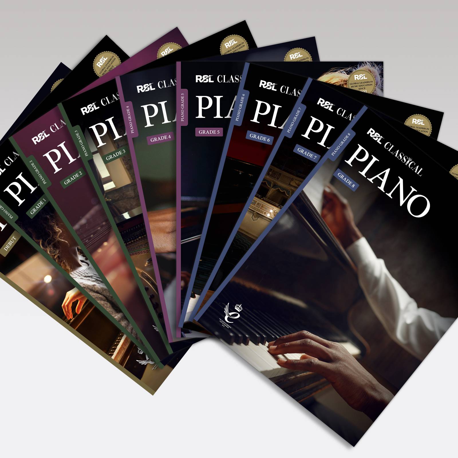 Classical Piano Grade Book Covers