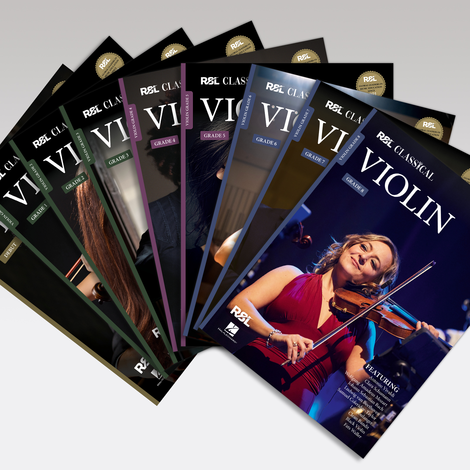 Classical Violin Grade Book Covers