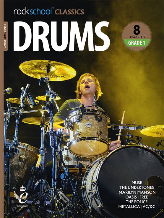 Rockschool Classics Drums Grade 1 Book Cover