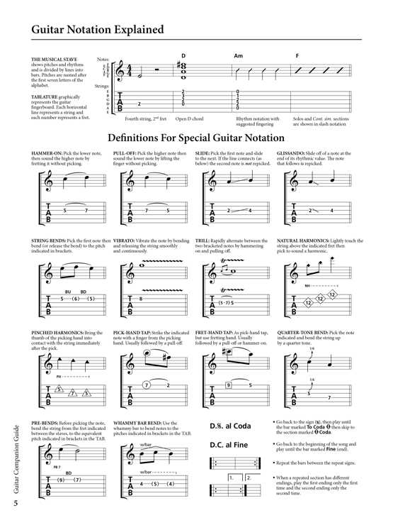 Guitar Companion Guide Sample # 1